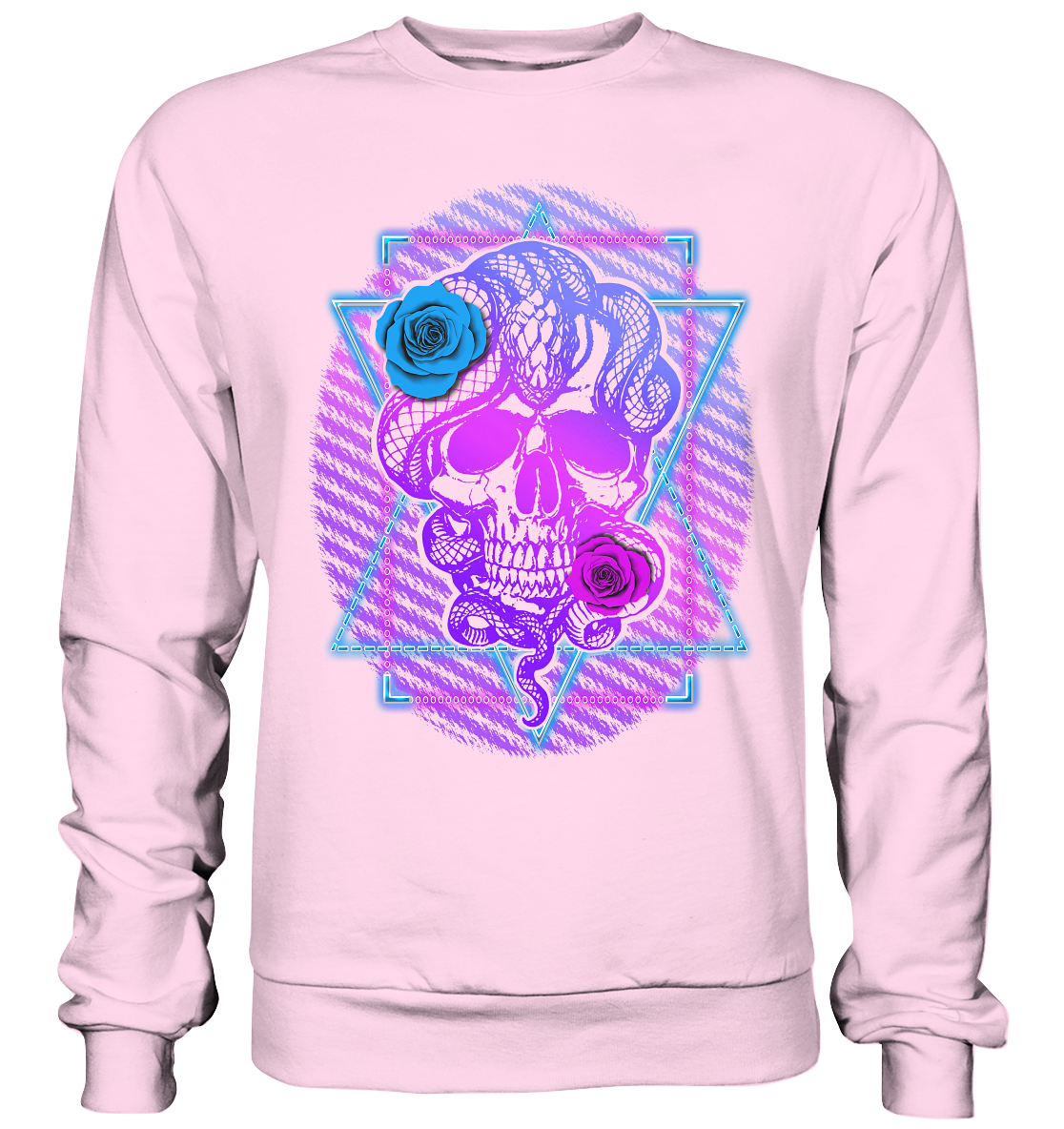 Schädel Schlange - Basic Sweatshirt