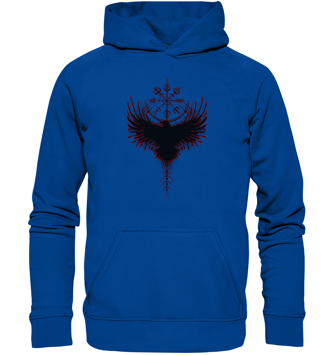 Wikinger Kompass Rabe - Basic Unisex Hoodie