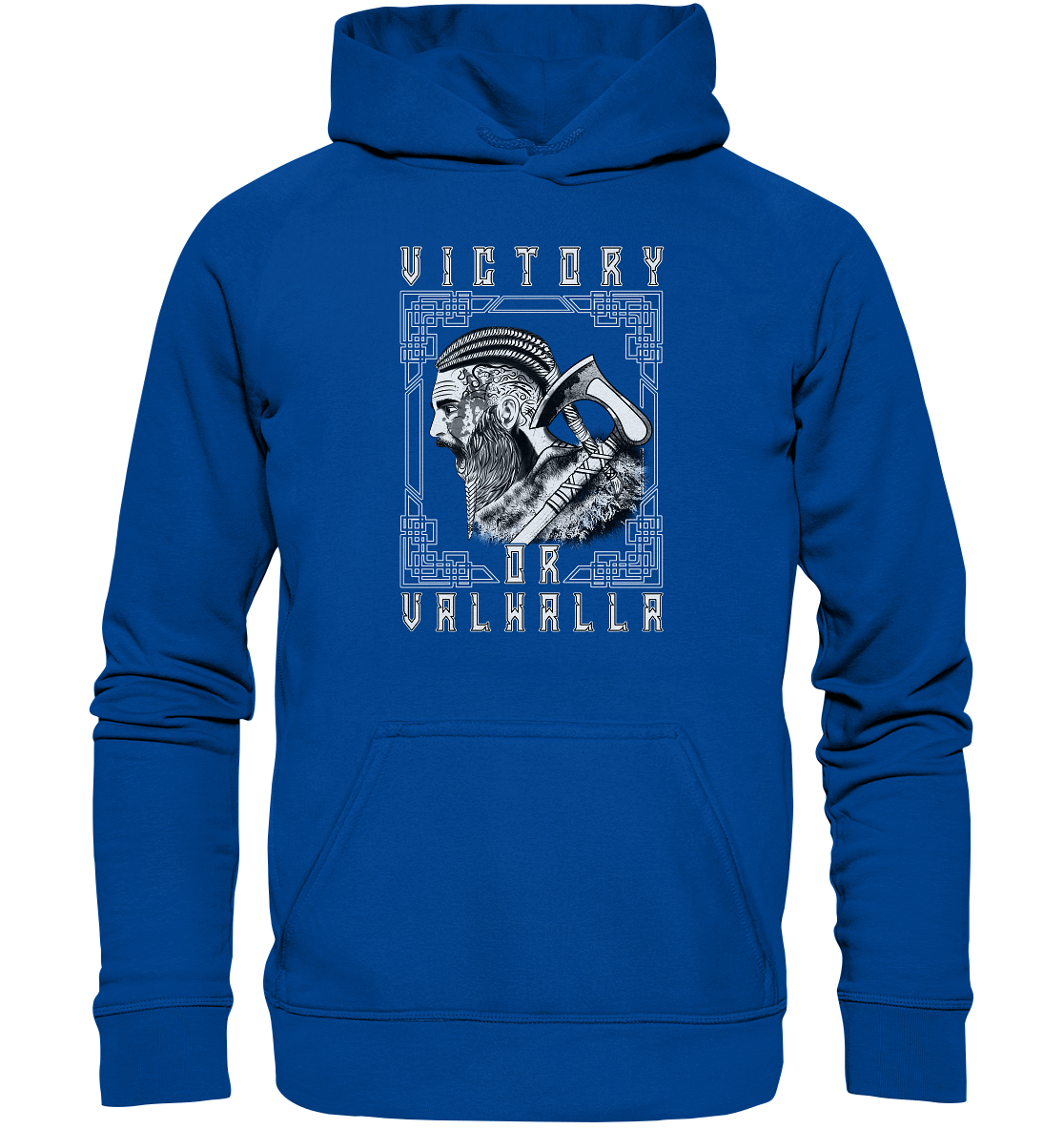 Wikinger Victory or Valhalla - Basic Unisex Hoodie