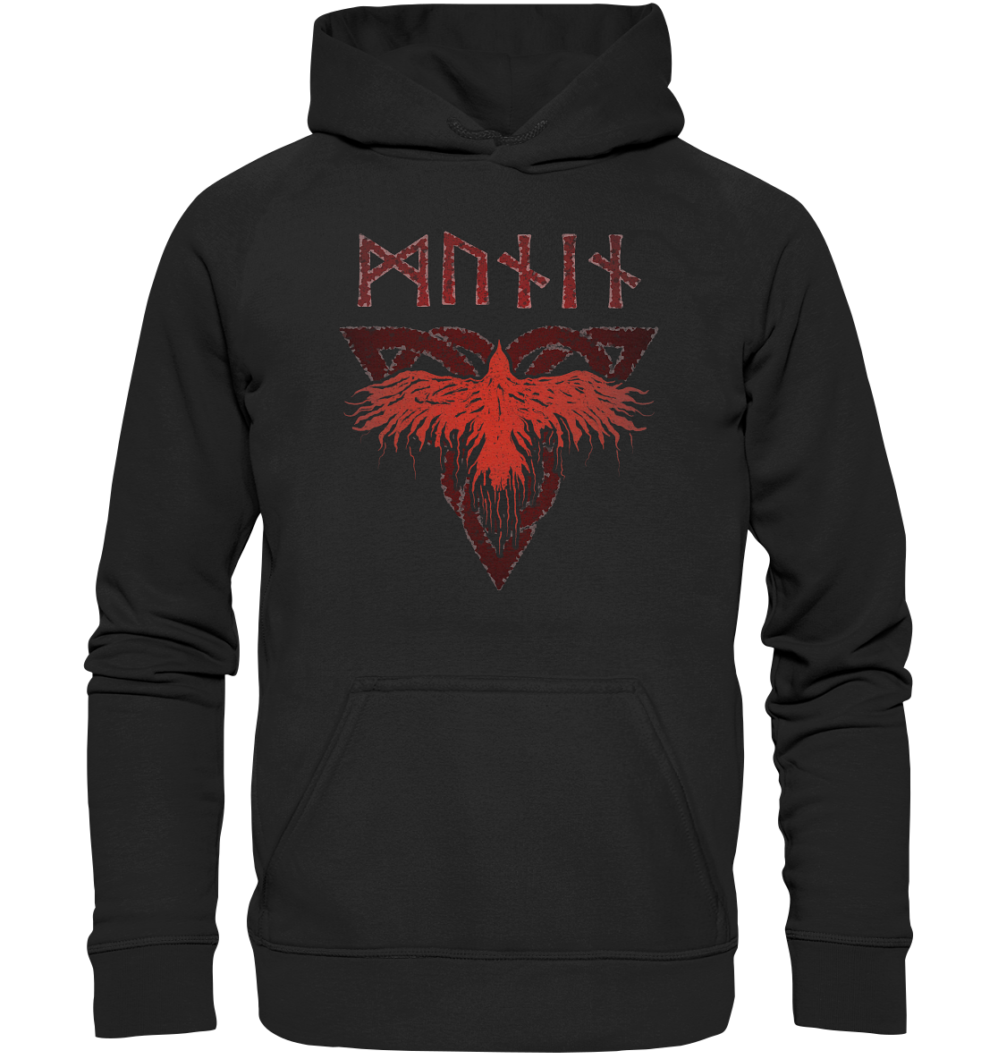 Odins Raben Munin - Basic Unisex Hoodie