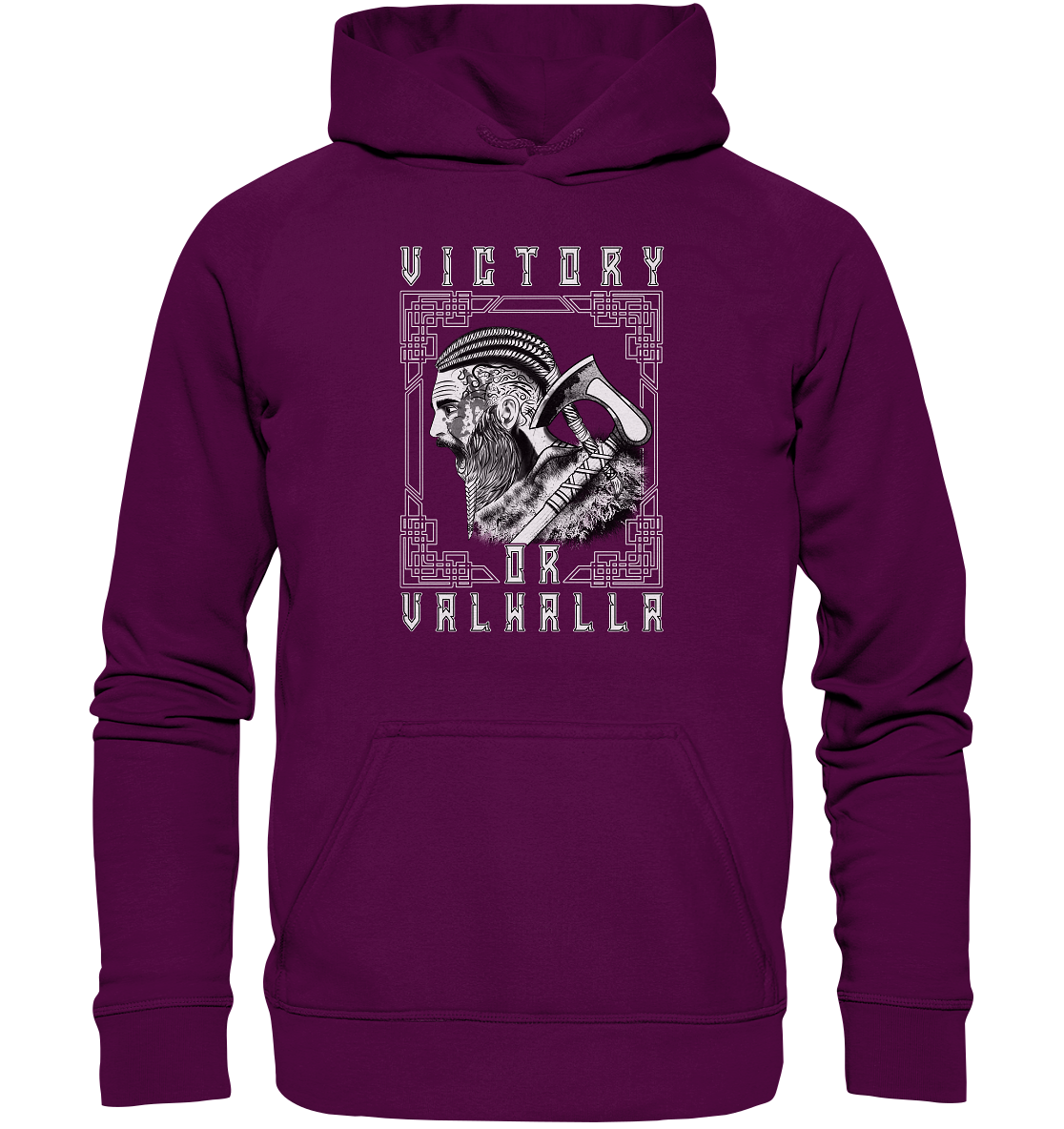 Wikinger Victory or Valhalla - Basic Unisex Hoodie