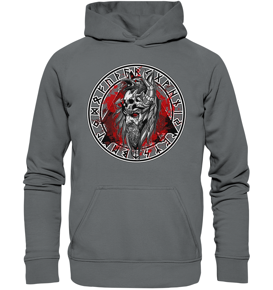 Odin Rabe Valknut - Basic Unisex Hoodie