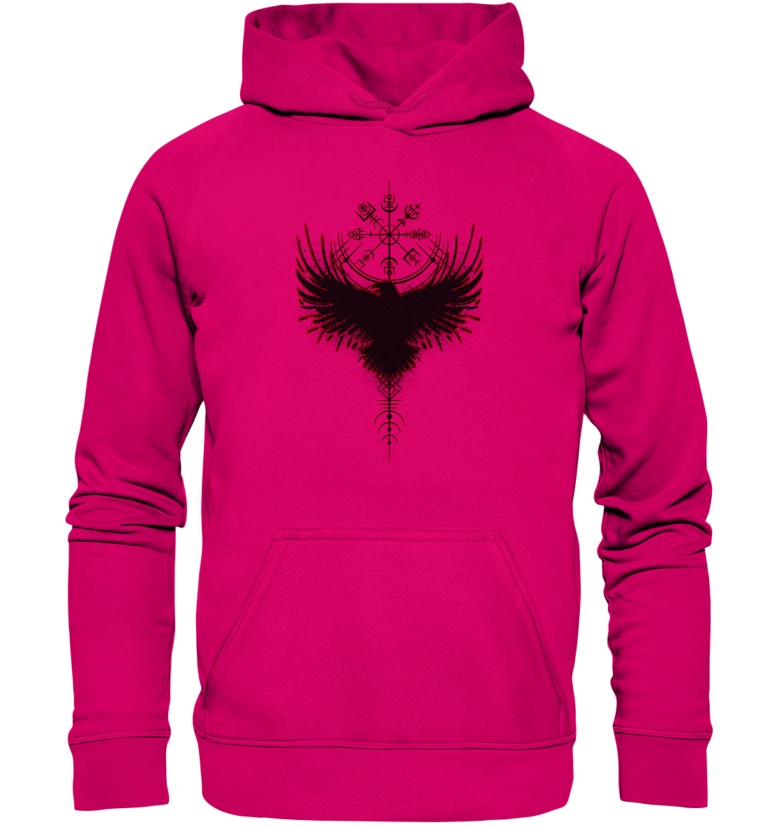 Wikinger Kompass Rabe - Basic Unisex Hoodie