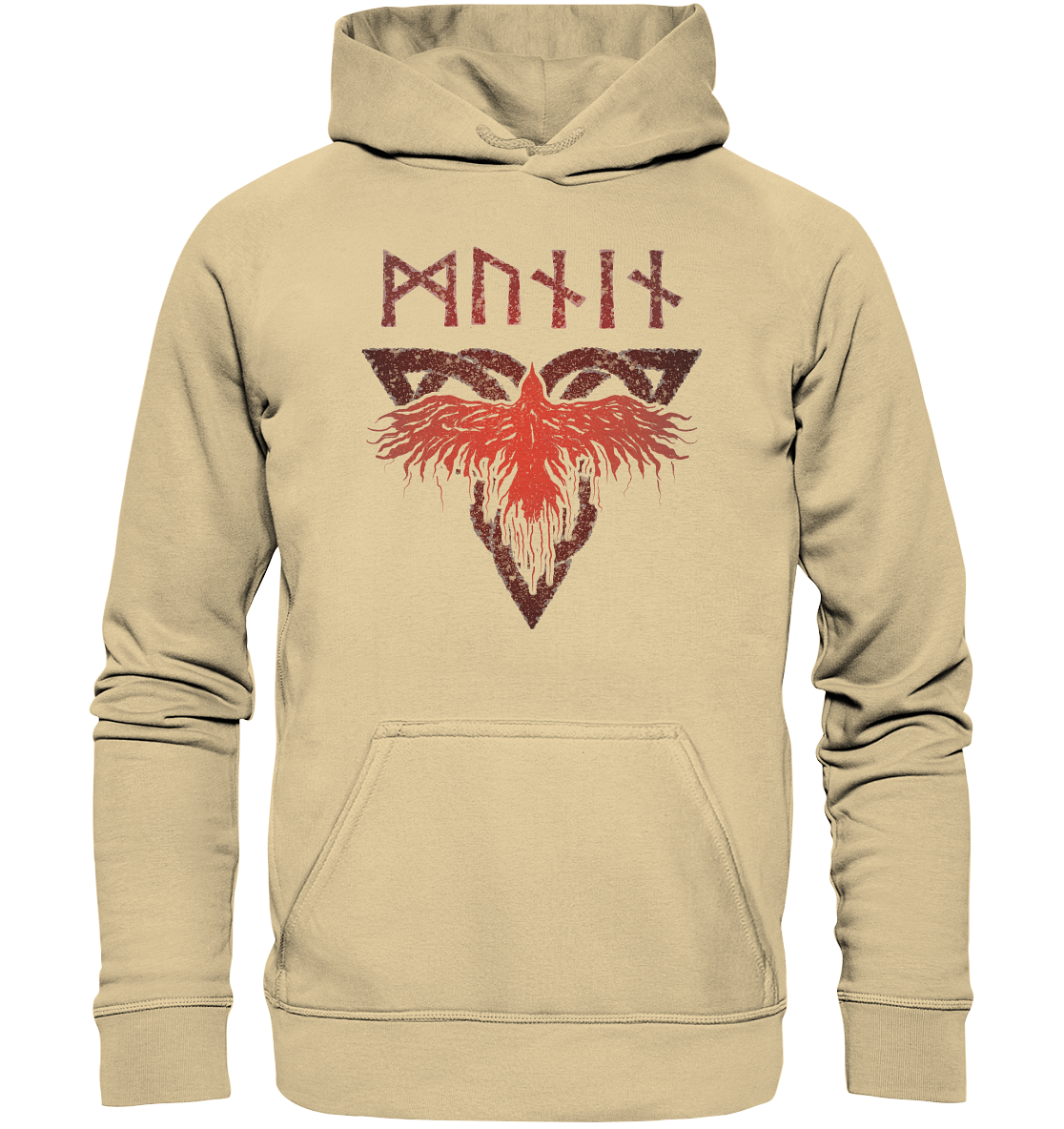 Odins Raben Munin - Basic Unisex Hoodie
