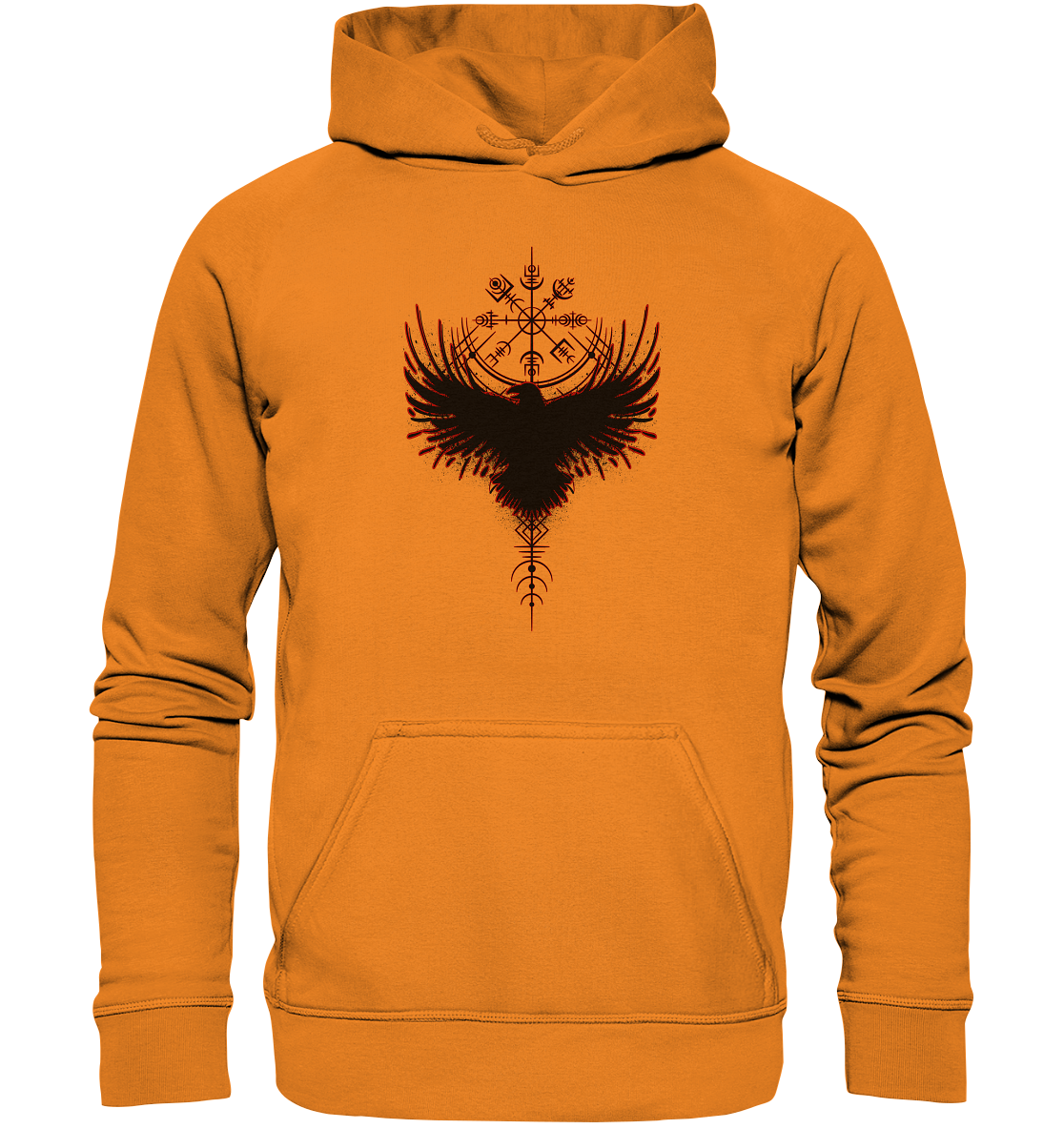 Wikinger Kompass Rabe - Basic Unisex Hoodie