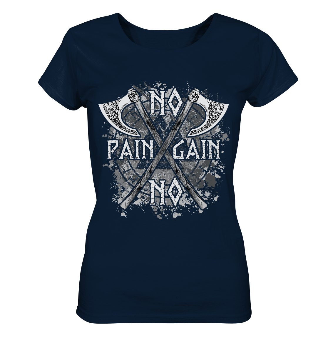 No Pain No Gain - Ladies Organic Basic Shirt