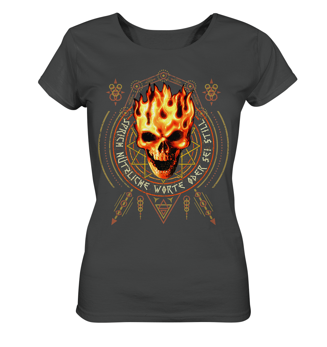 Sprich nützliche Worte - Ladies Organic Basic Shirt