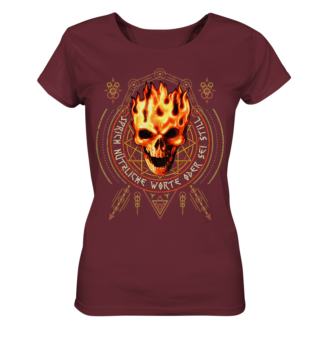 Sprich nützliche Worte - Ladies Organic Basic Shirt