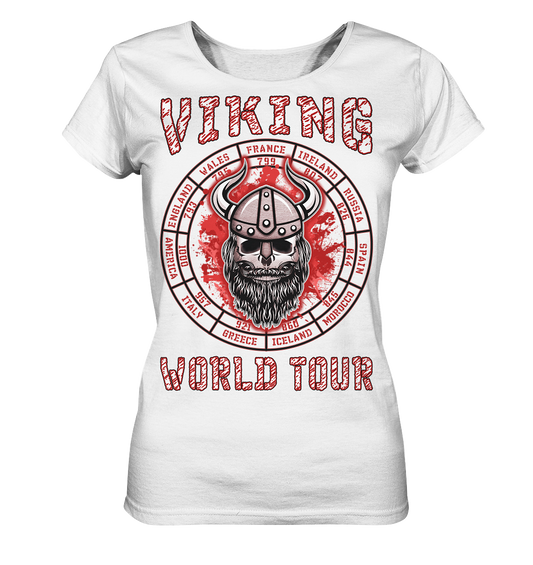 Wikinger-Welttournee - Ladies Organic Basic Shirt