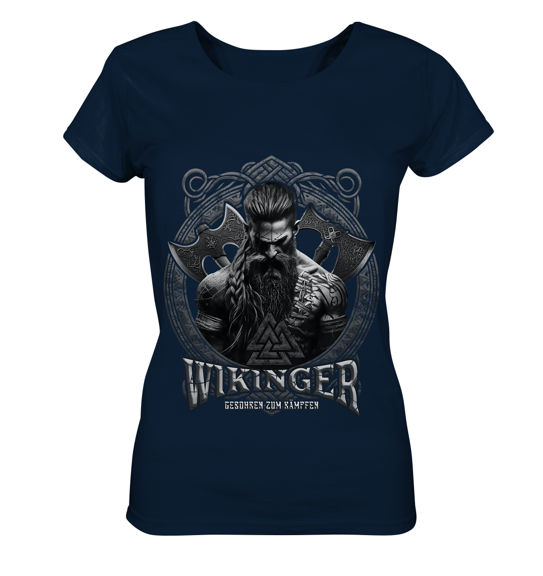 Wikinger Geboren Zum Kämpfen - Ladies Organic Shirt