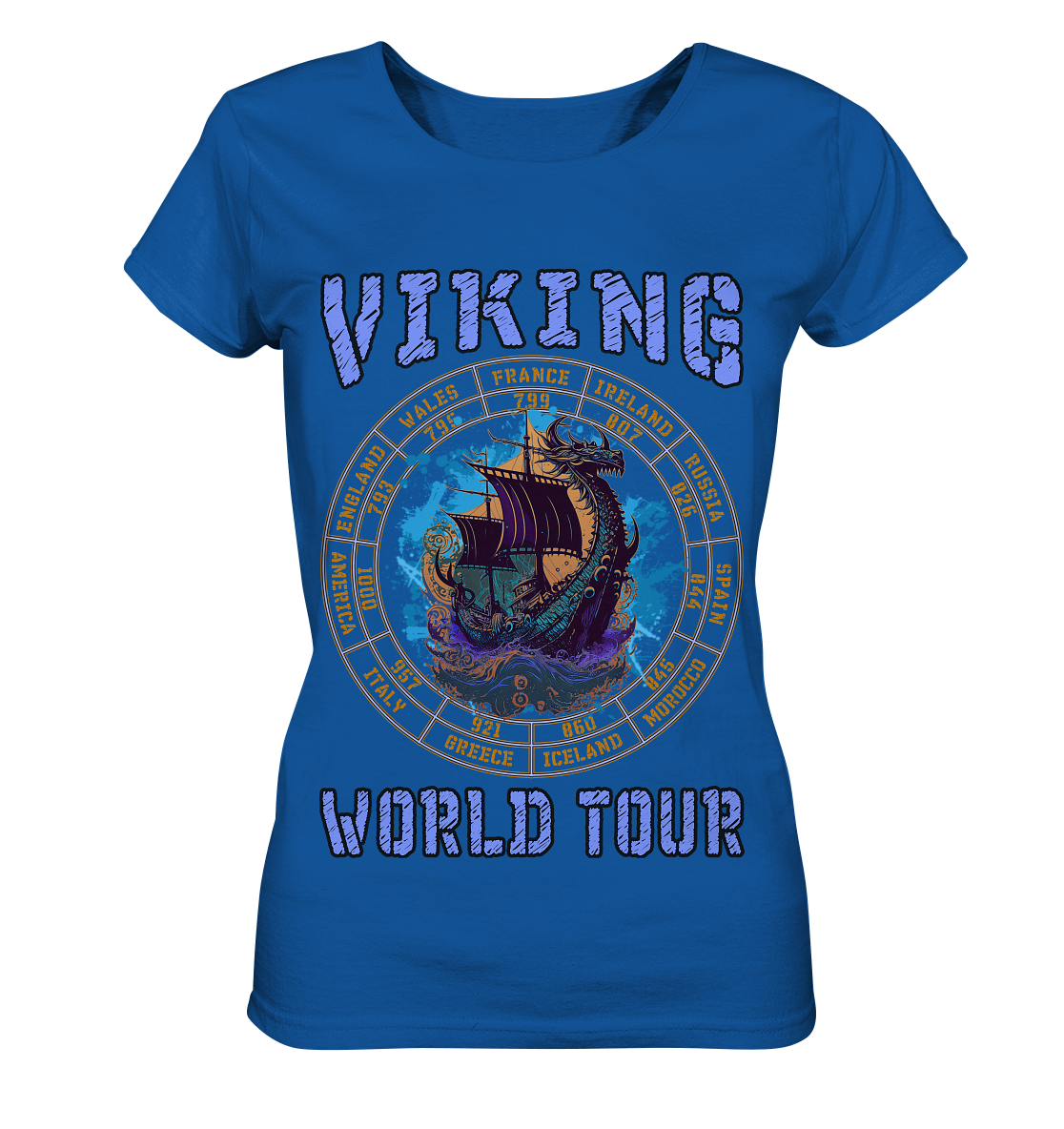 Wikinger Welttournee - Ladies Organic Shirt