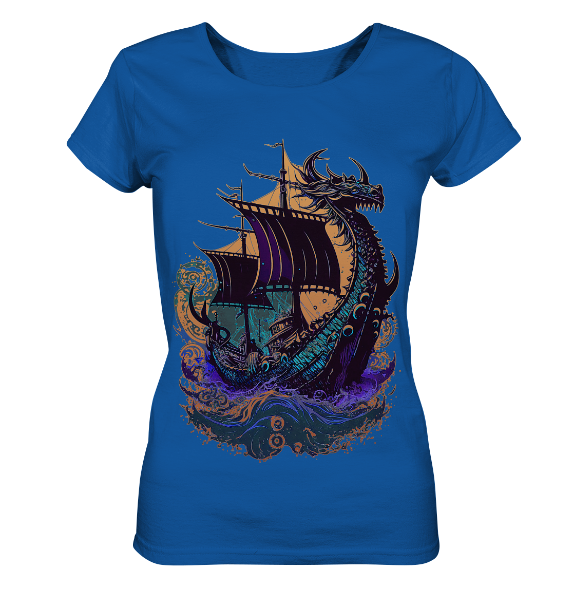 Wikinger Drachenschiff - Ladies Organic Shirt