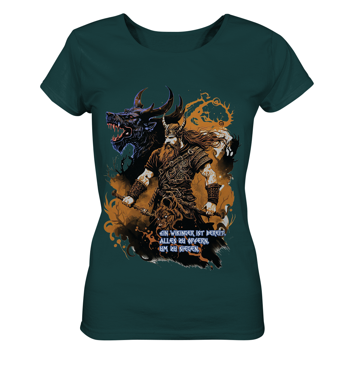 Wikinger Ist Bereit Alles Zu Opfern - Ladies Organic Shirt
