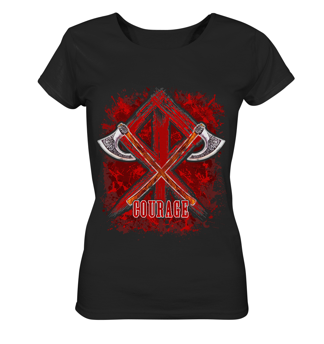 Wikinger Courage - Ladies Organic Shirt