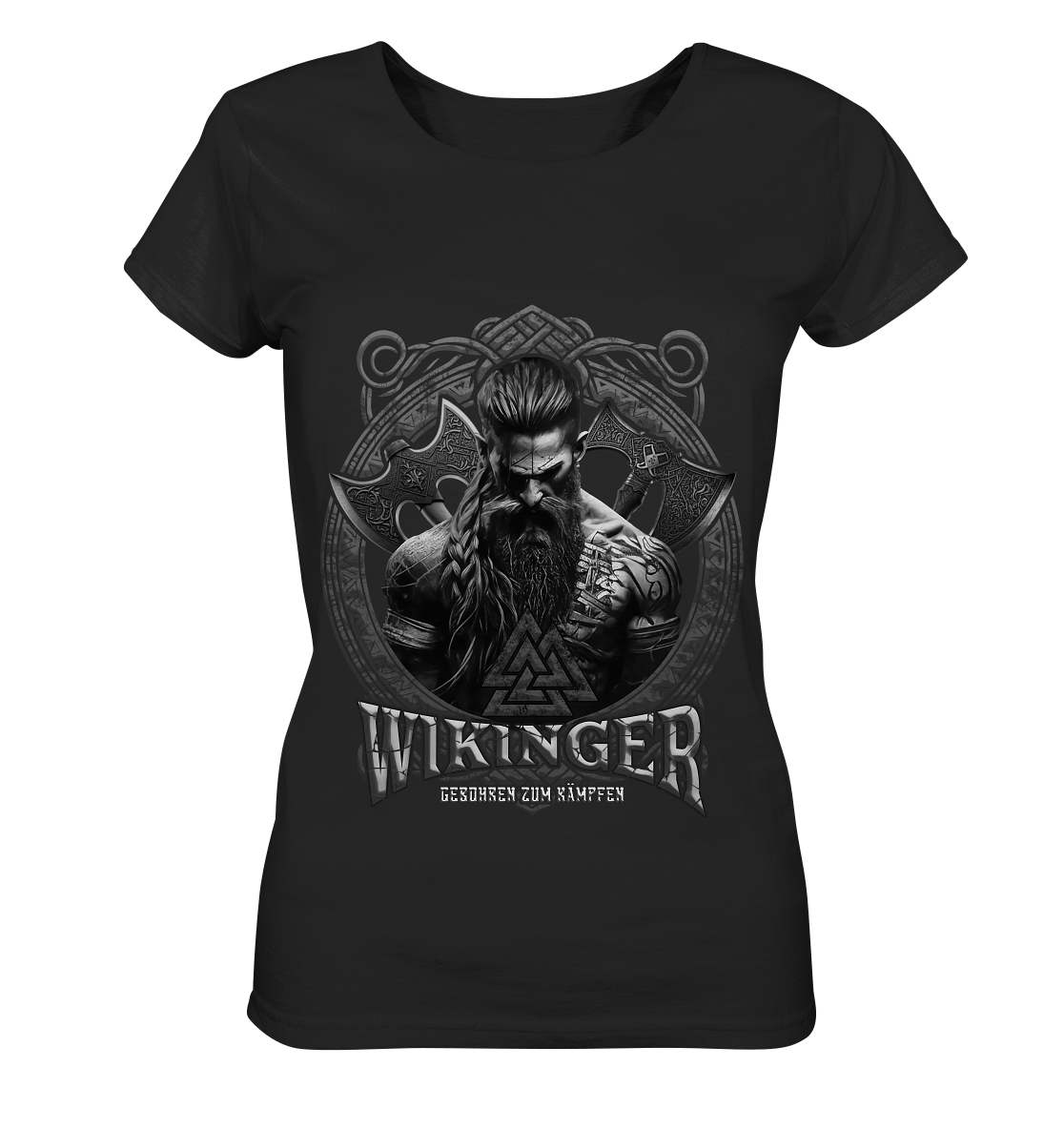 Wikinger Geboren Zum Kämpfen - Ladies Organic Shirt