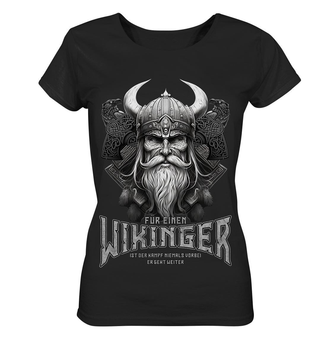 Wikinger Rabe - Ladies Organic Shirt