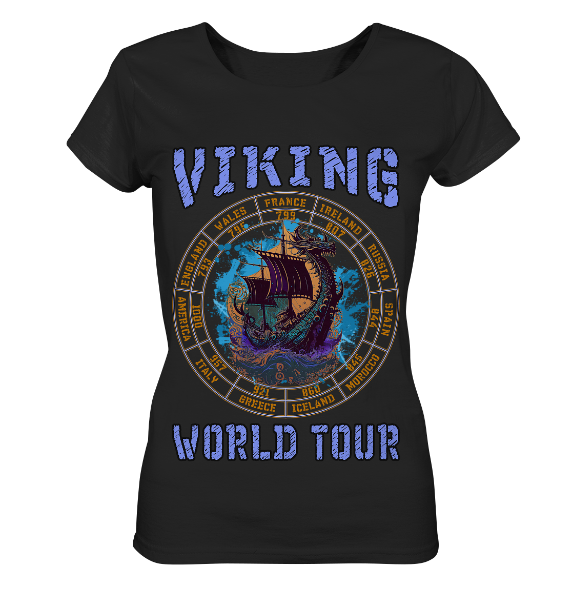 Wikinger Welttournee - Ladies Organic Shirt