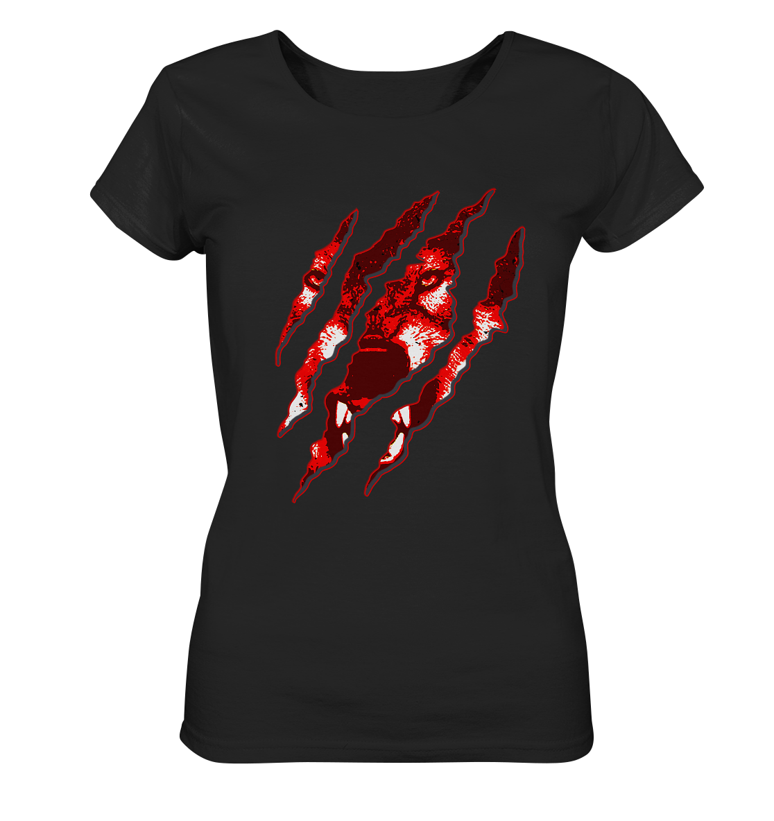 Fenrir Wolf Zerrissen - Ladies Organic Shirt