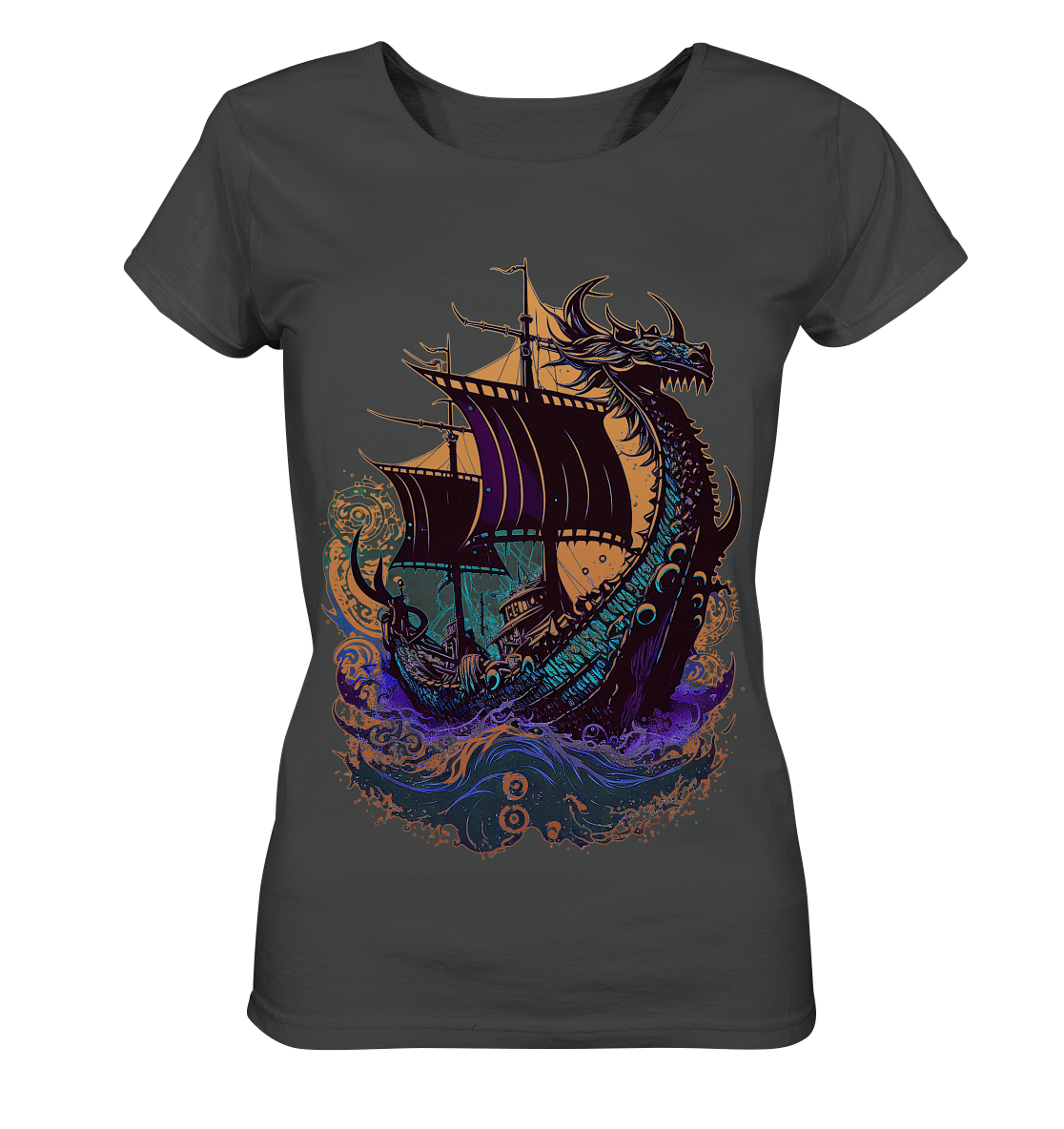 Wikinger Drachenschiff - Ladies Organic Shirt