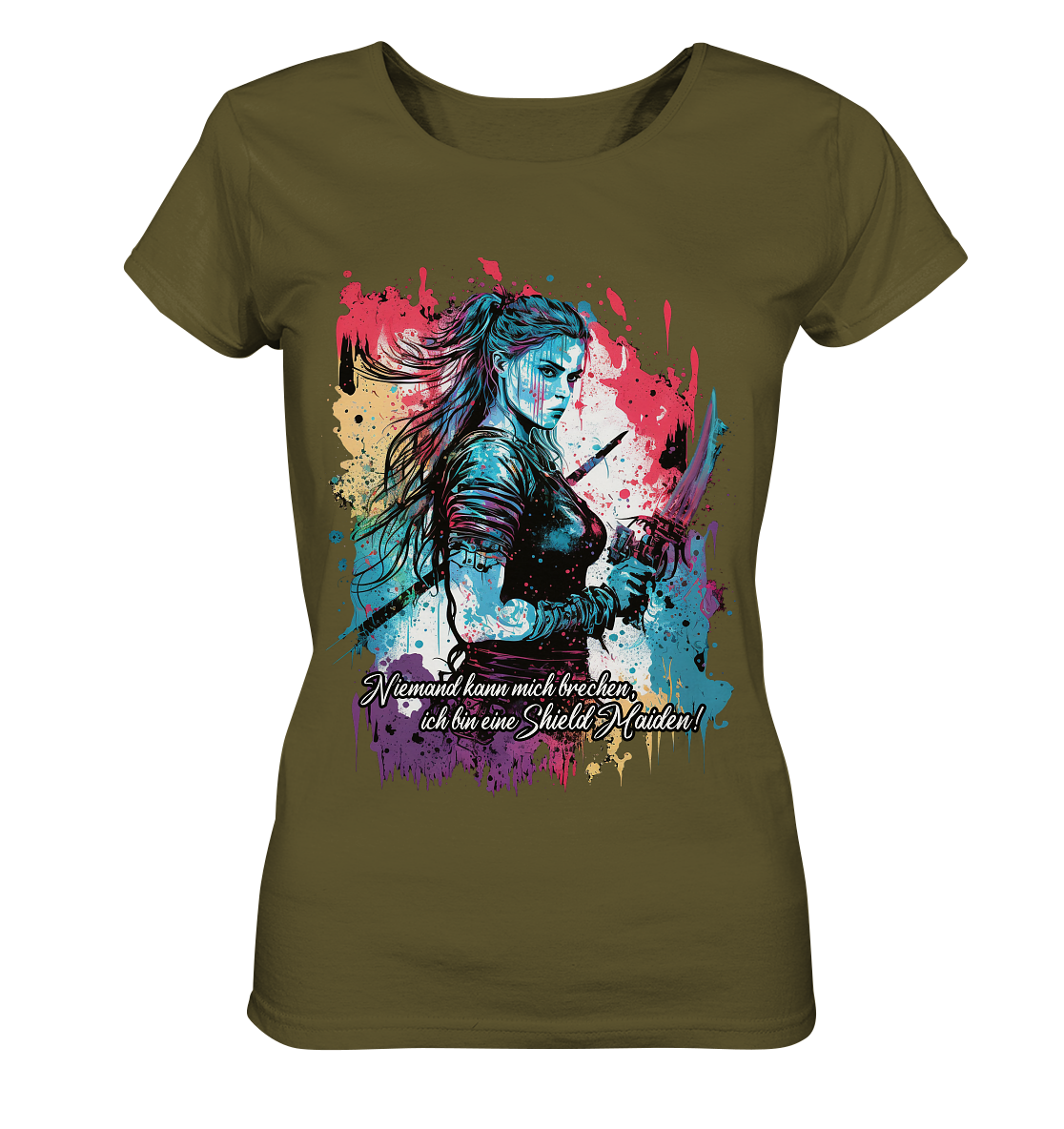 Shield Maiden Niemand Kann Mich Brechen - Ladies Organic Shirt