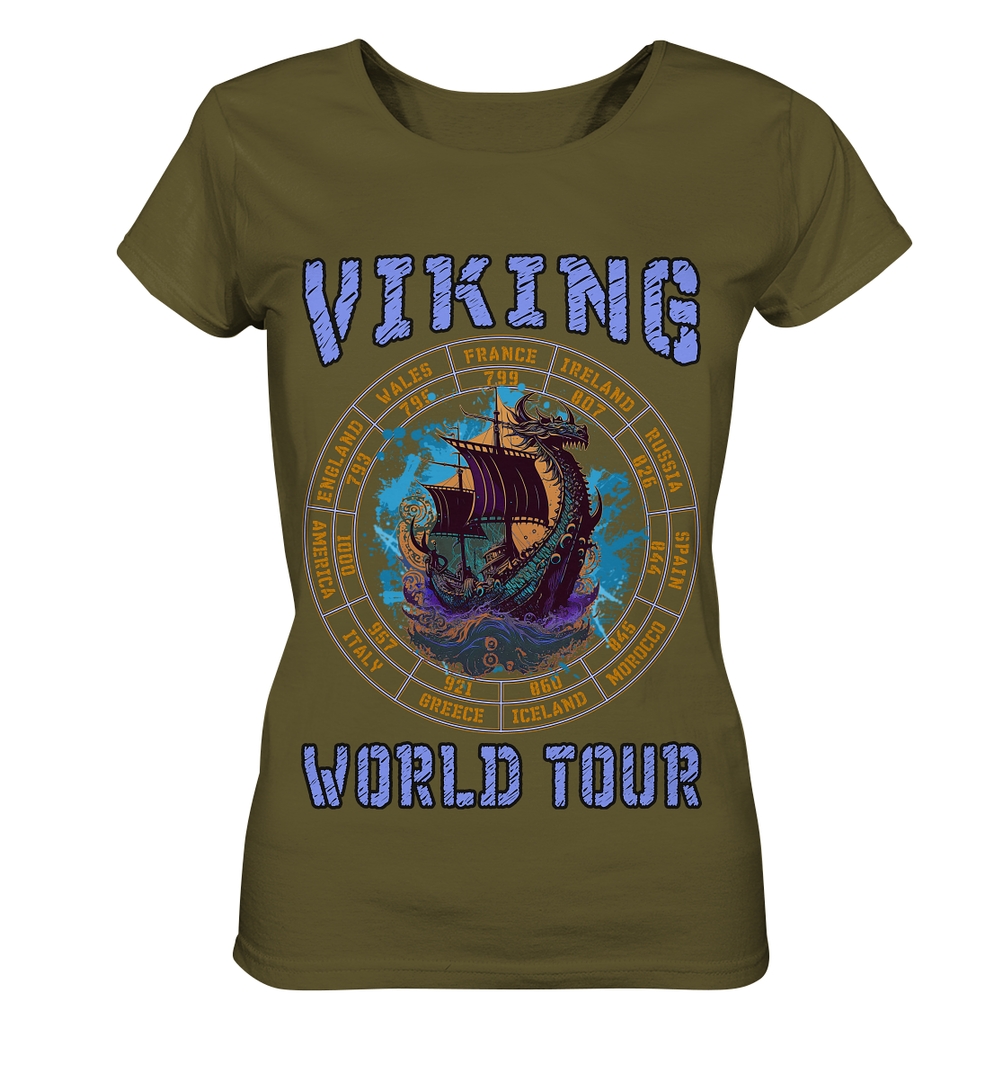 Wikinger Welttournee - Ladies Organic Shirt