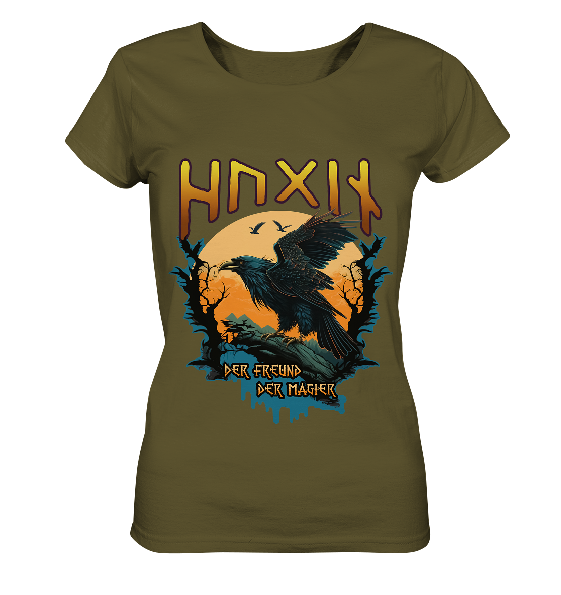 Hugin Der Freund Der Magier - Ladies Organic Shirt