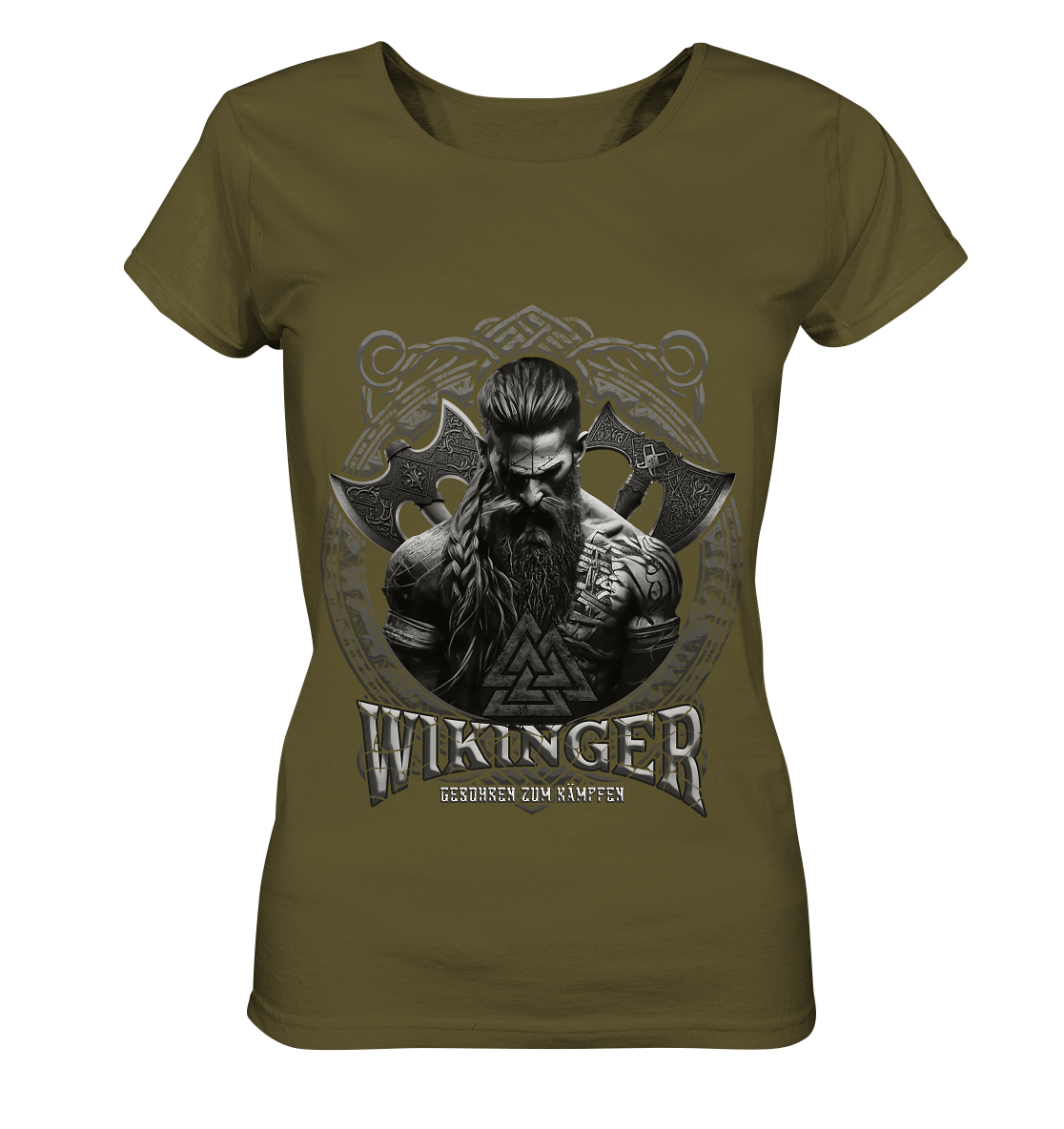 Wikinger Geboren Zum Kämpfen - Ladies Organic Shirt