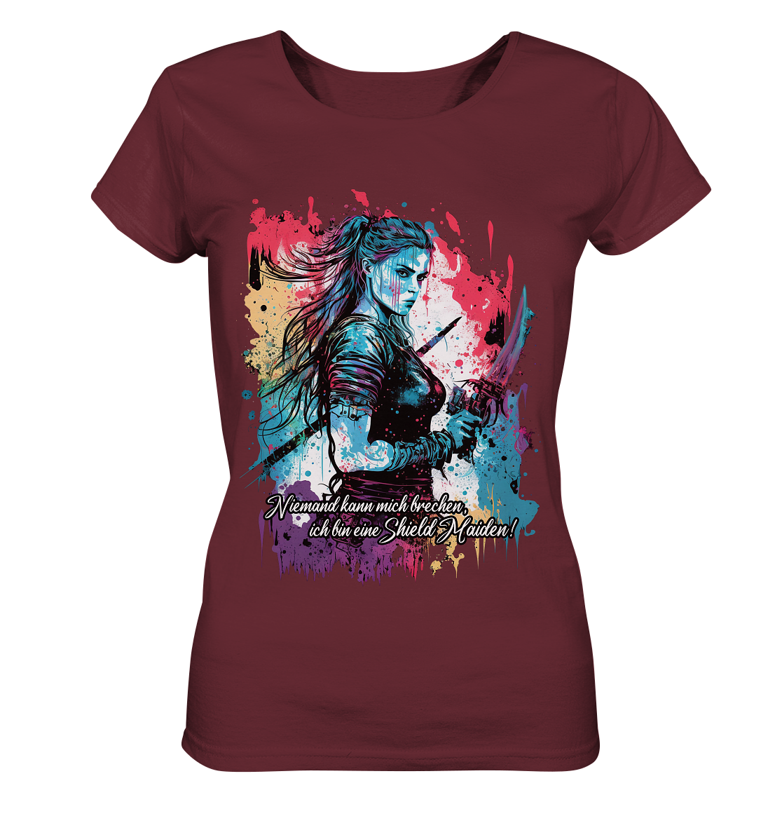 Shield Maiden Niemand Kann Mich Brechen - Ladies Organic Shirt