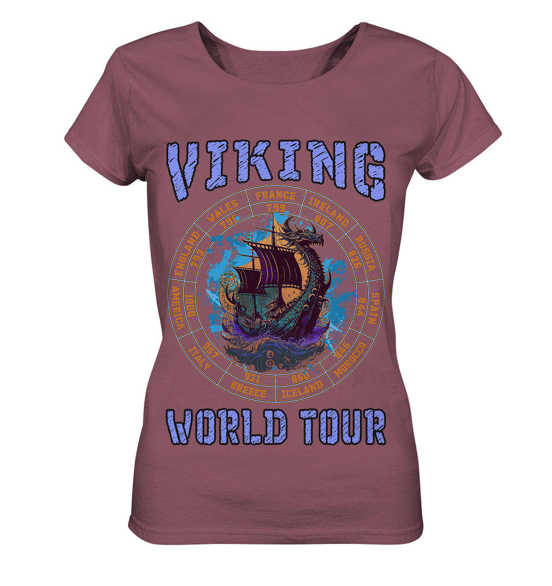 Wikinger Welttournee - Ladies Organic Shirt