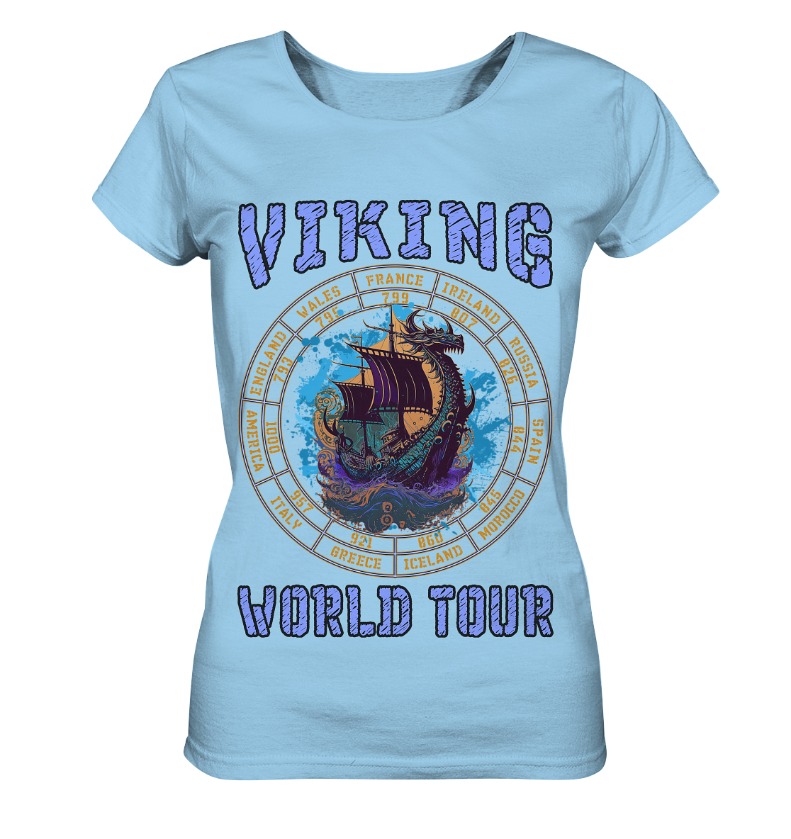Wikinger Welttournee - Ladies Organic Shirt