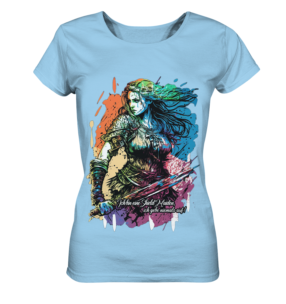 Shield Maiden Gib Nie Auf ! - Ladies Organic Shirt