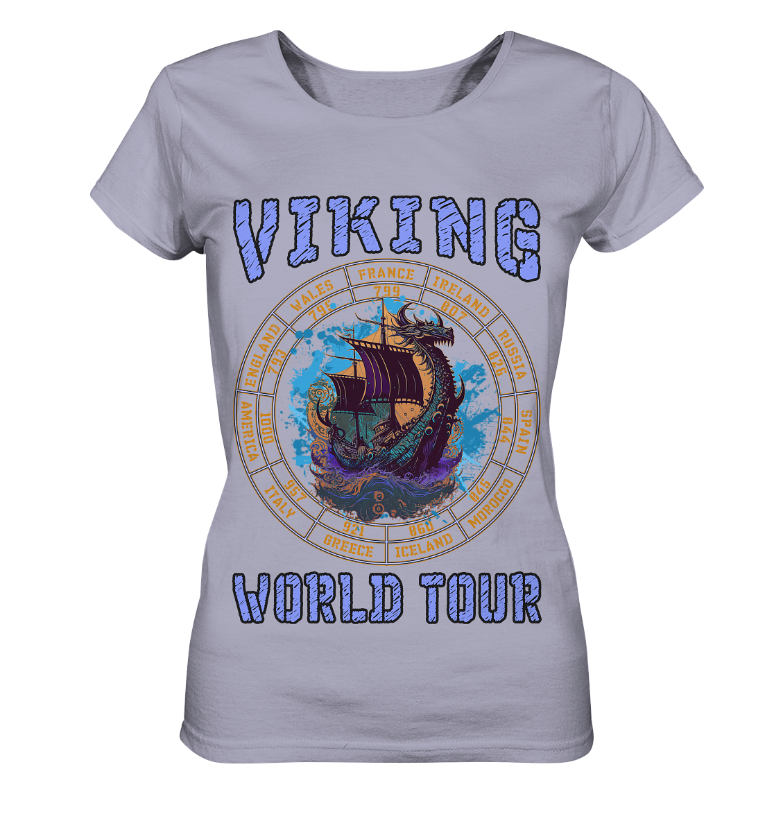 Wikinger Welttournee - Ladies Organic Shirt