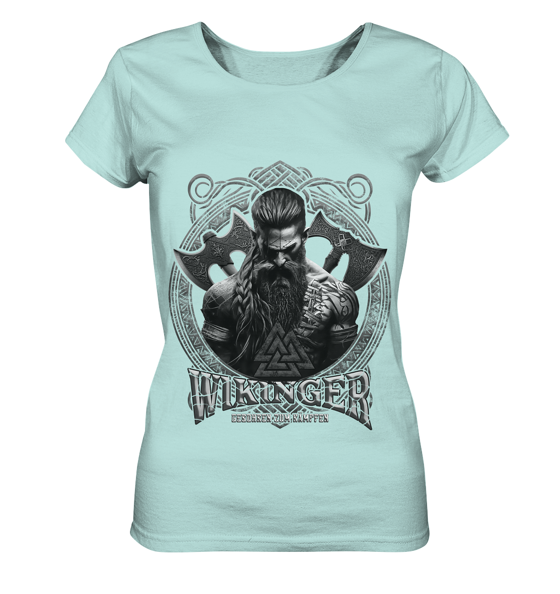 Wikinger Geboren Zum Kämpfen - Ladies Organic Shirt