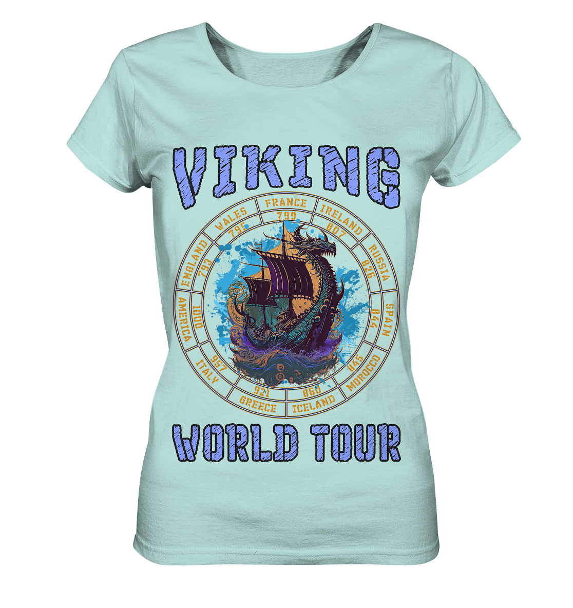 Wikinger Welttournee - Ladies Organic Shirt