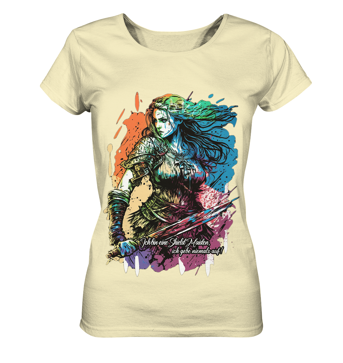 Shield Maiden Gib Nie Auf ! - Ladies Organic Shirt