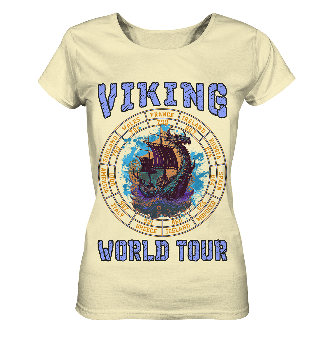 Wikinger Welttournee - Ladies Organic Shirt