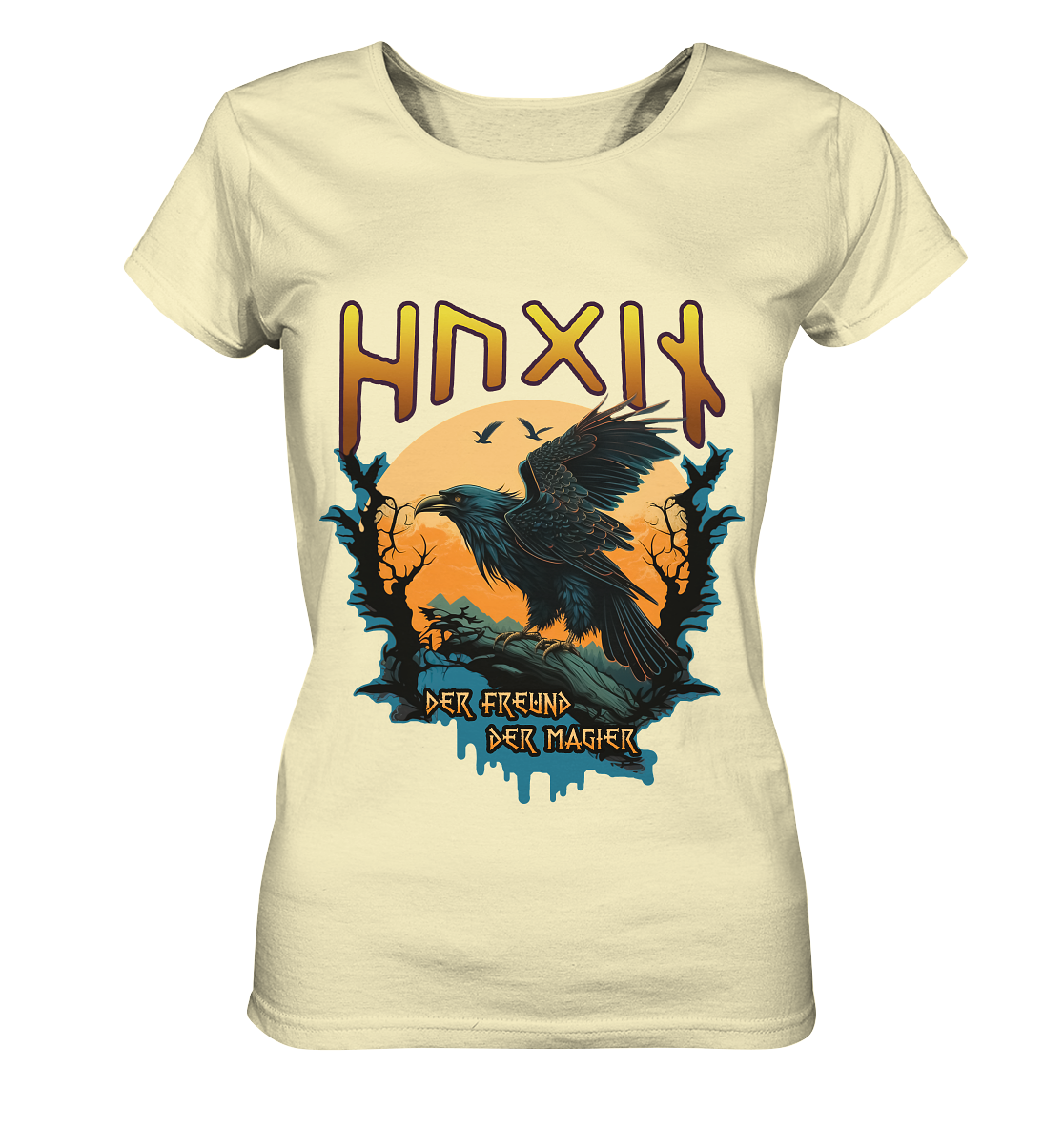 Hugin Der Freund Der Magier - Ladies Organic Shirt