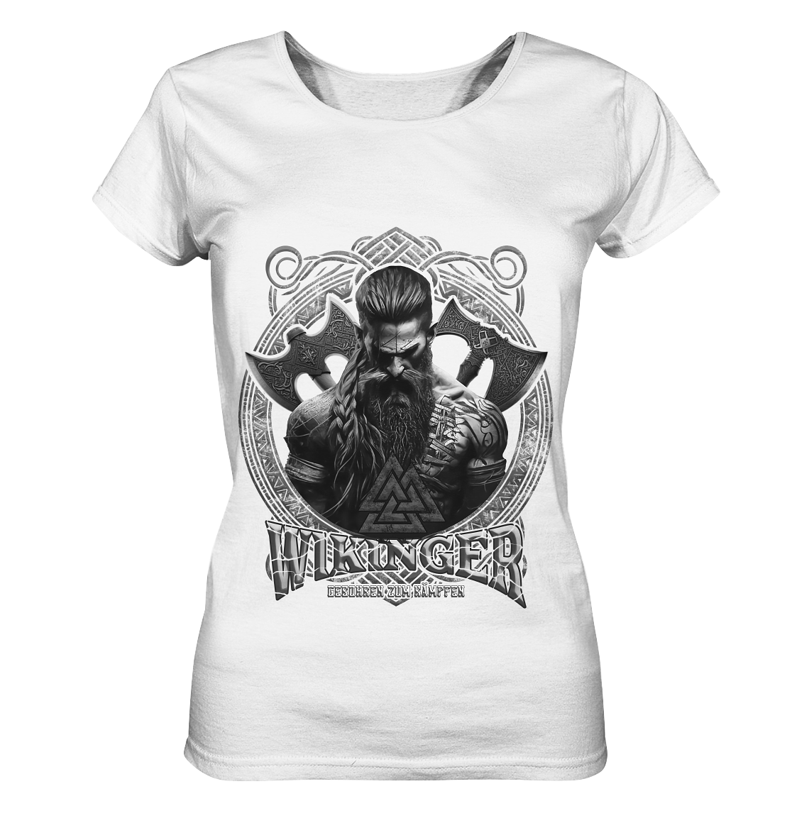 Wikinger Geboren Zum Kämpfen - Ladies Organic Shirt