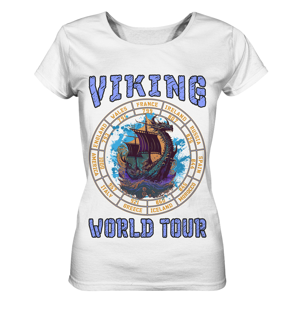 Wikinger Welttournee - Ladies Organic Shirt