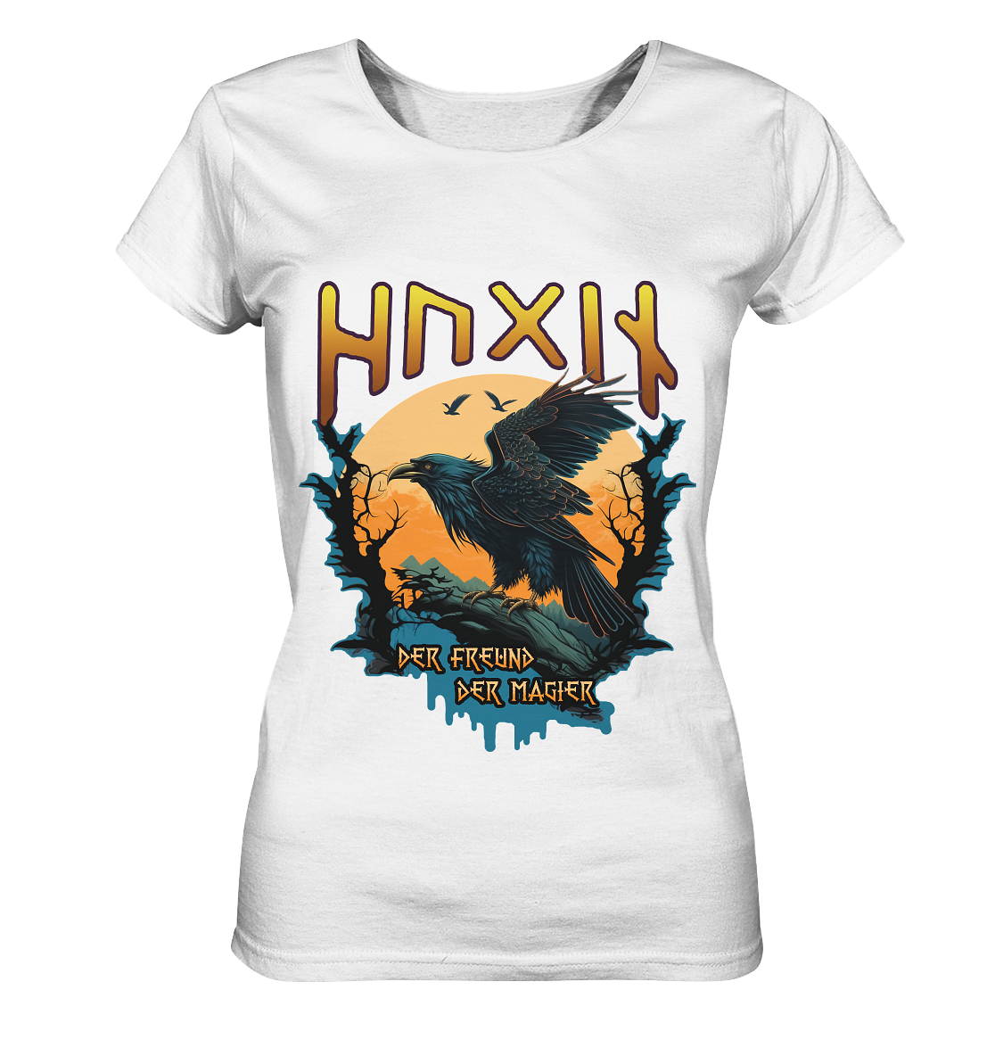 Hugin Der Freund Der Magier - Ladies Organic Shirt