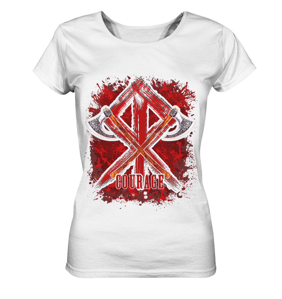 Wikinger Courage - Ladies Organic Shirt