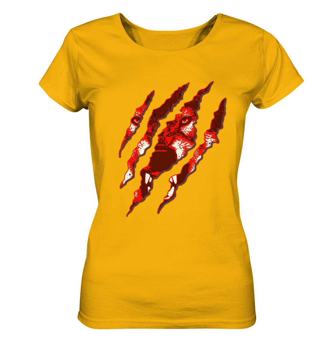 Fenrir Wolf Zerrissen - Ladies Organic Shirt