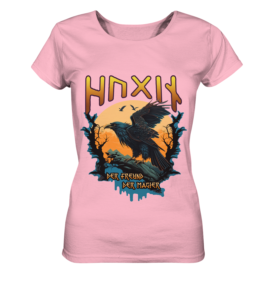 Hugin Der Freund Der Magier - Ladies Organic Shirt