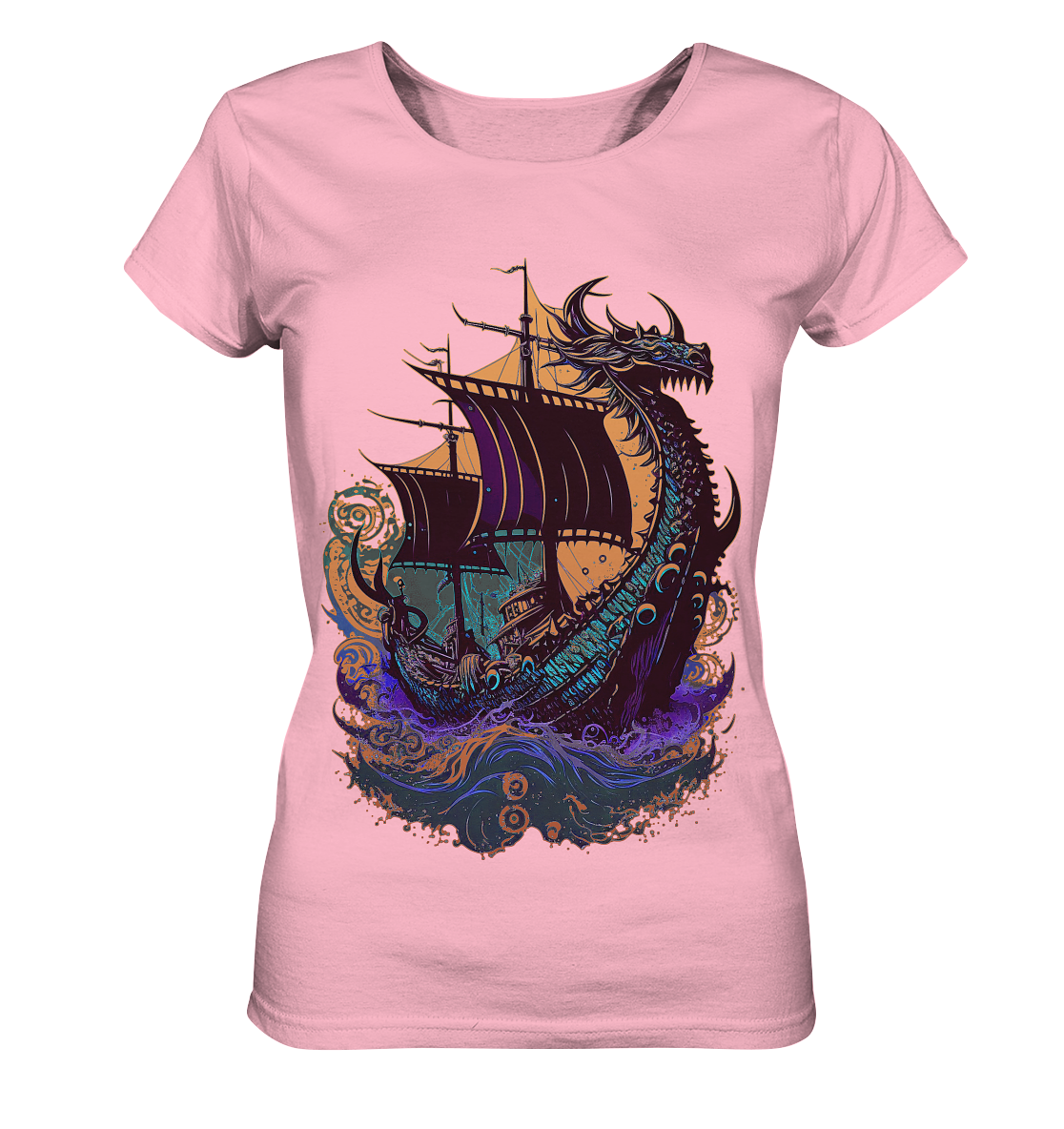 Wikinger Drachenschiff - Ladies Organic Shirt
