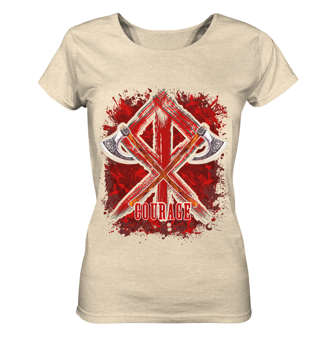 Wikinger Courage - Ladies Organic Shirt