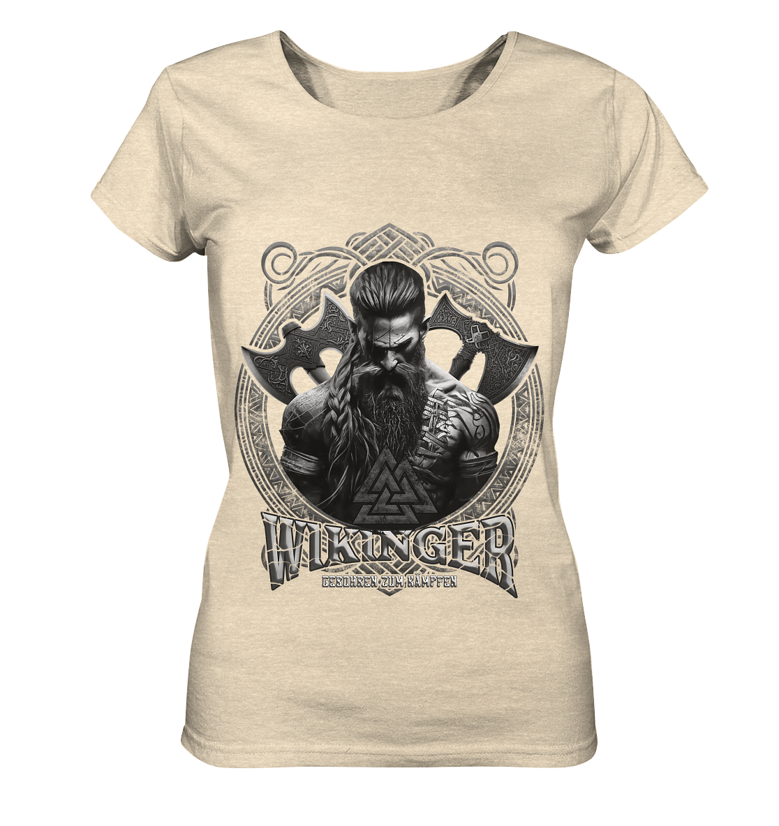 Wikinger Geboren Zum Kämpfen - Ladies Organic Shirt