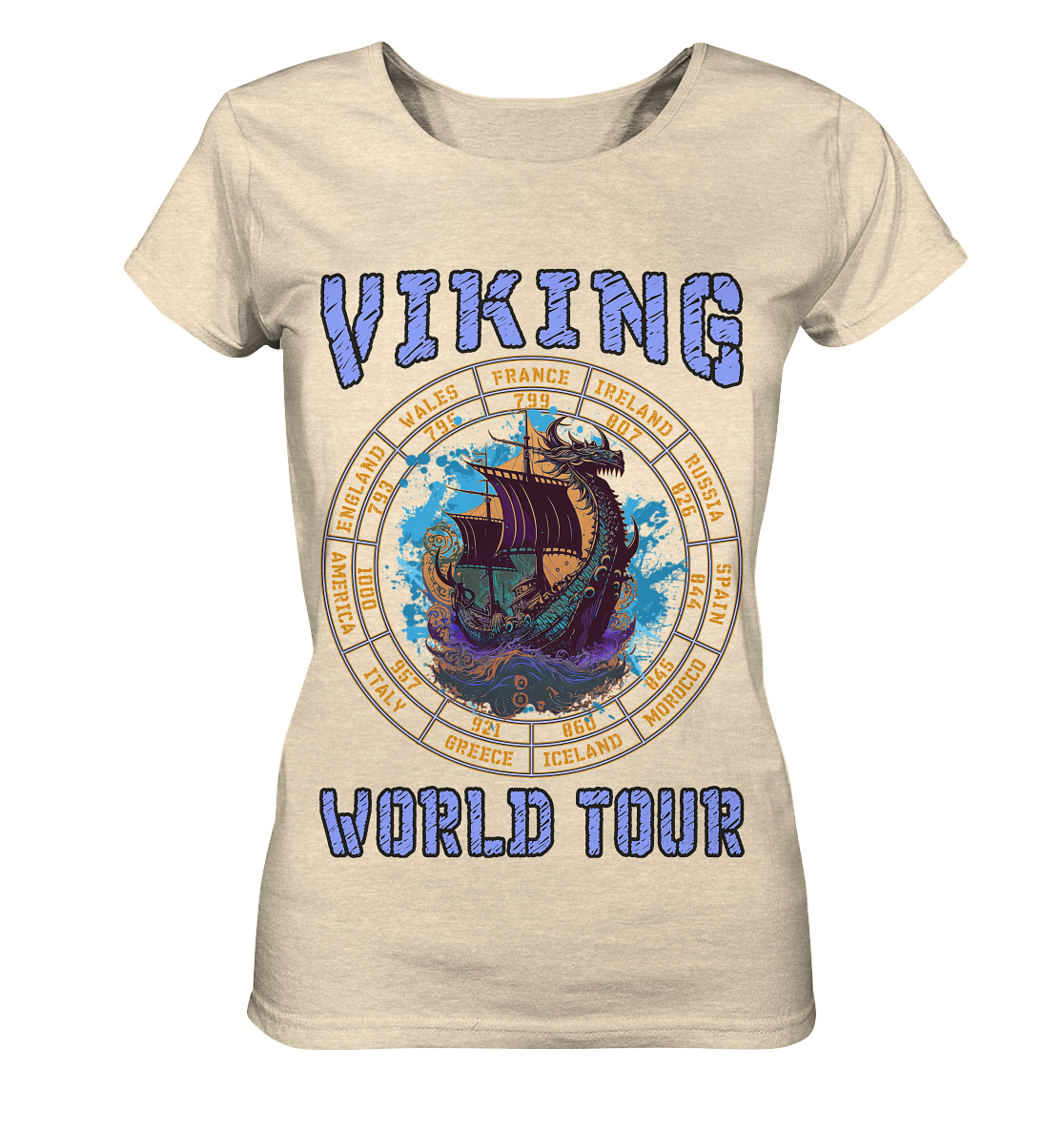 Wikinger Welttournee - Ladies Organic Shirt
