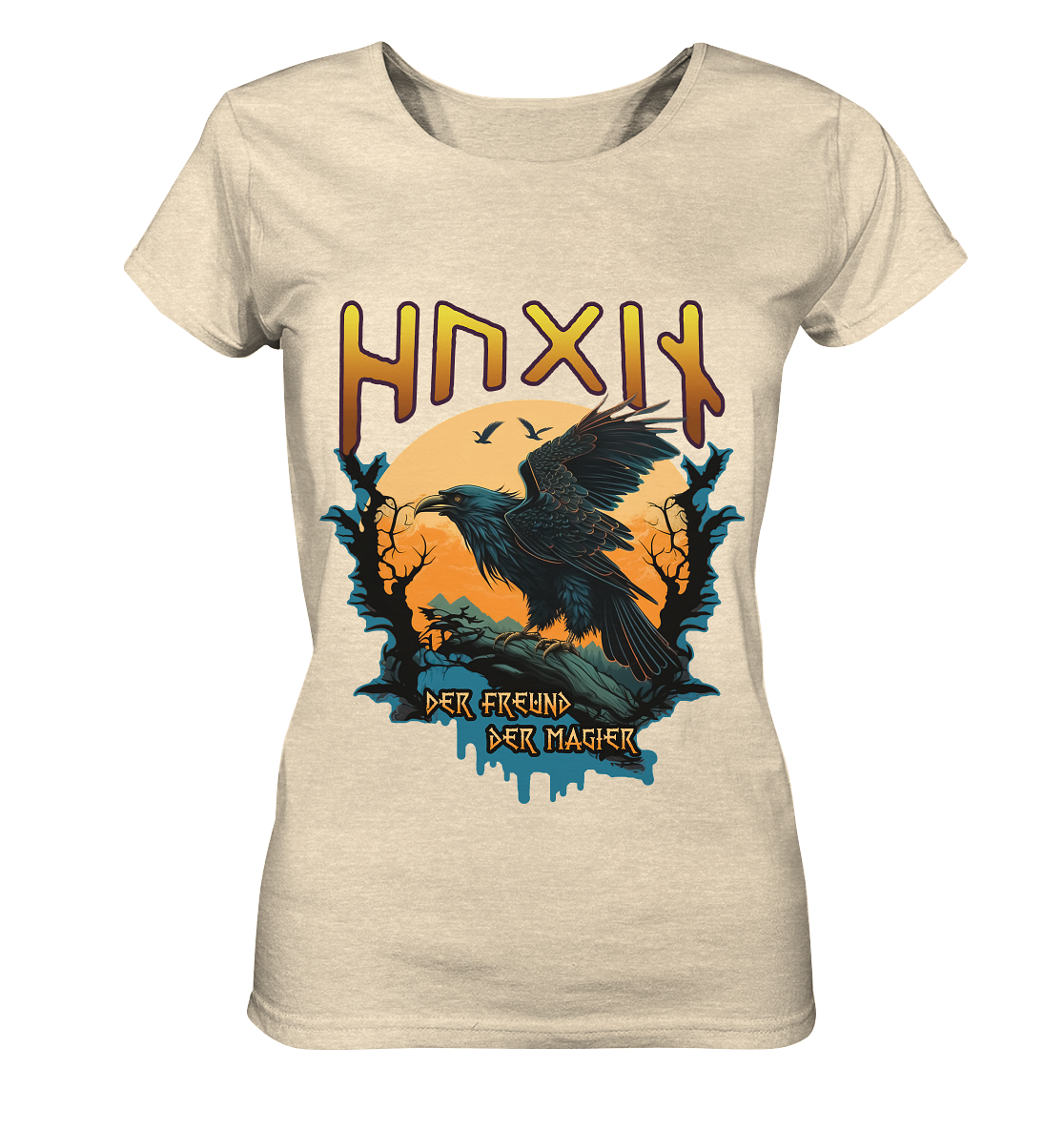 Hugin Der Freund Der Magier - Ladies Organic Shirt