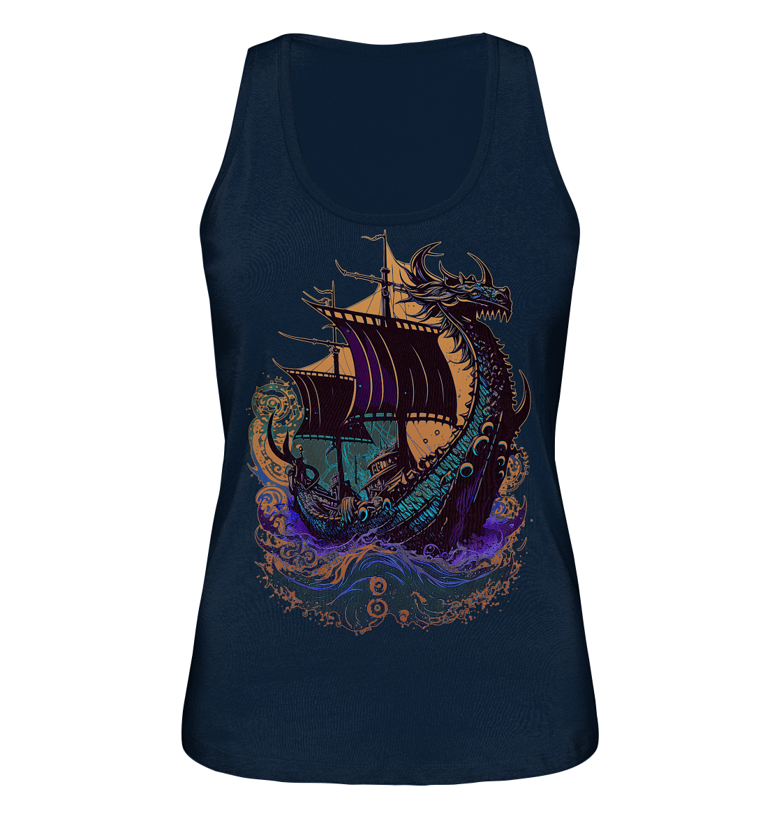 Wikinger Drachenschiff - Ladies Organic Tank-Top