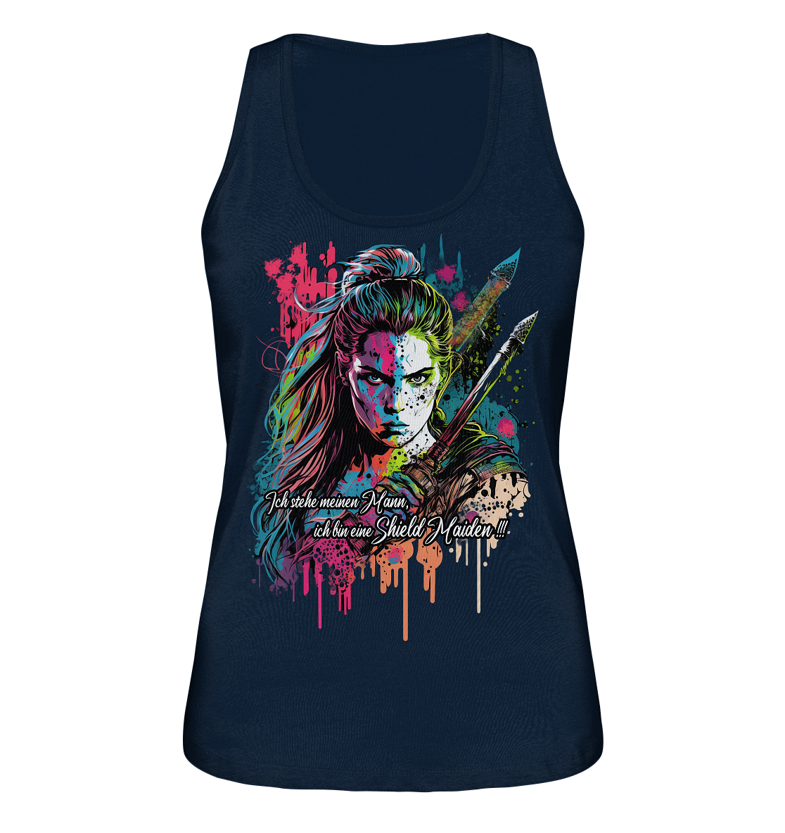 Shield Maiden Ich Stehe Meinen Mann - Ladies Organic Tank-Top